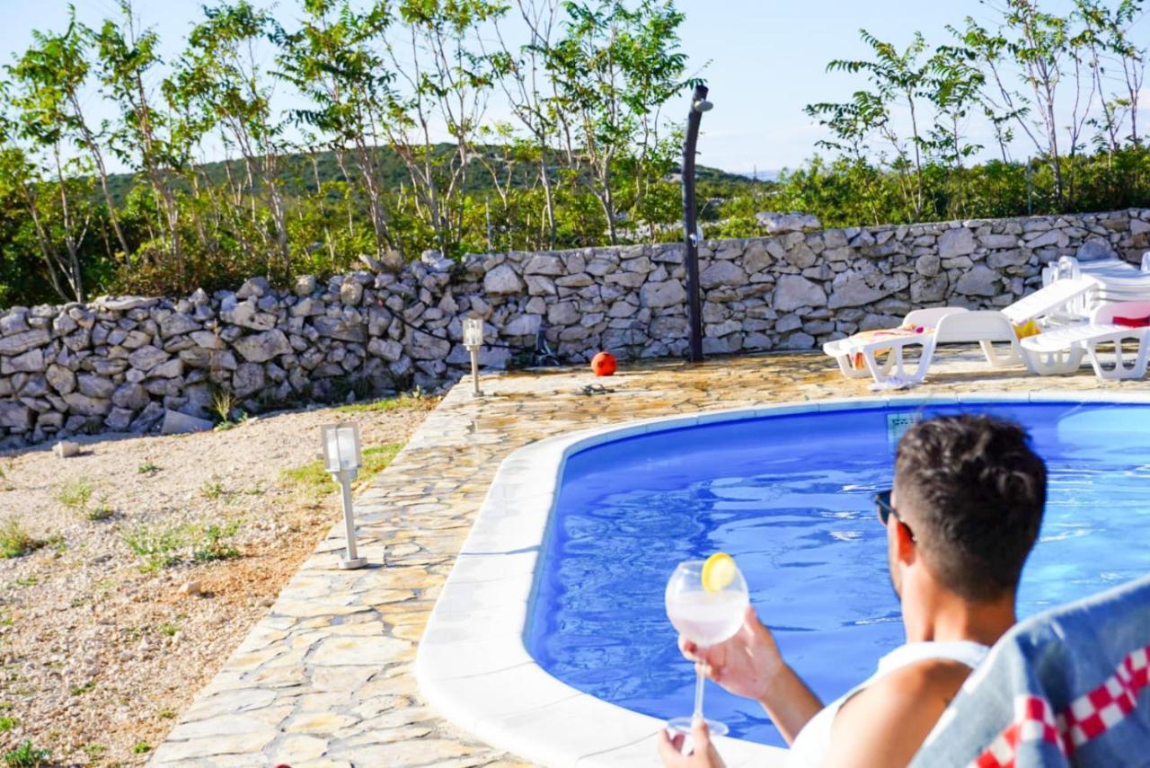 Beautiful Secluded Area Near Novalja Vacation House With Pool And Sea View Villa Lara Exterior foto