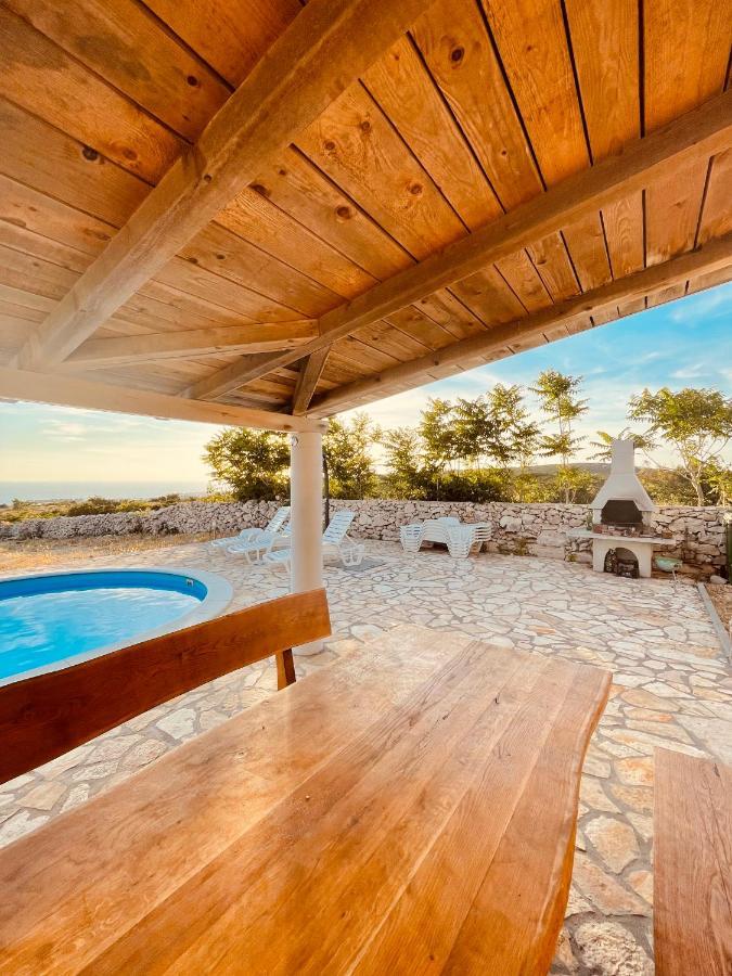 Beautiful Secluded Area Near Novalja Vacation House With Pool And Sea View Villa Lara Exterior foto